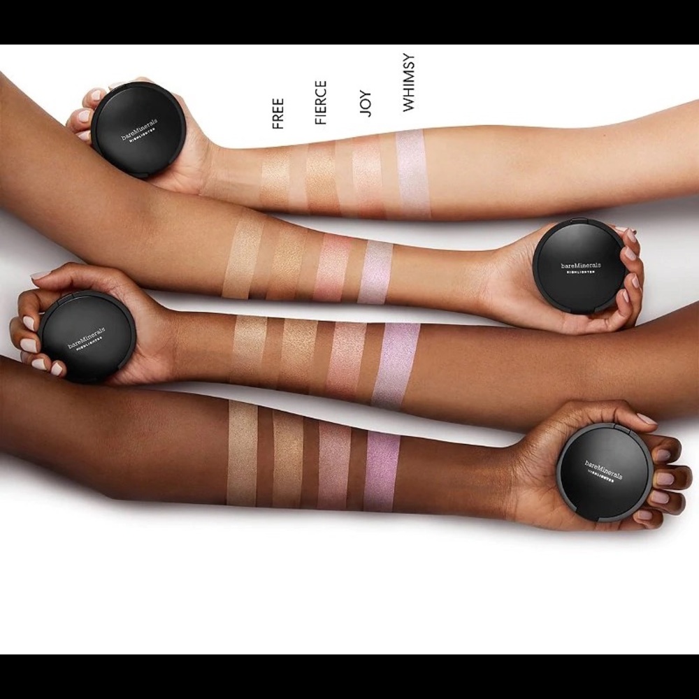 Bare Minerals BarePro Glow Highlighter in Fierce and Free, NIB - Picture 2 of 15